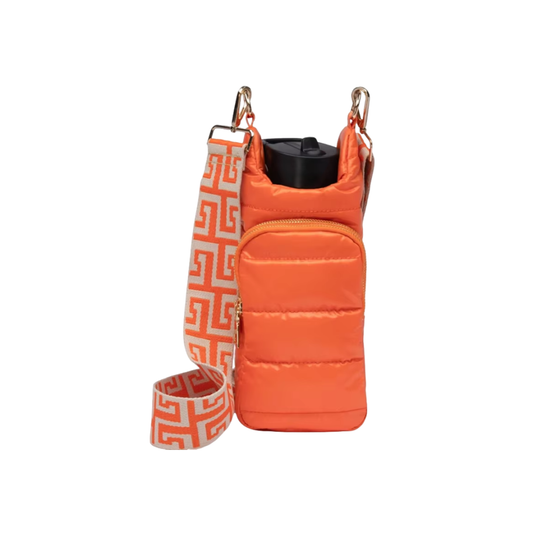Crossbody Water Bottle Carrier with Adjustable Strap - Orange (CURRENTLY OUT OF STOCK)